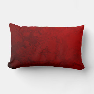 Ruby Red Design Lumbar Pillow