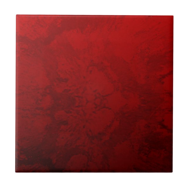 Ruby Red Design Tile (Front)