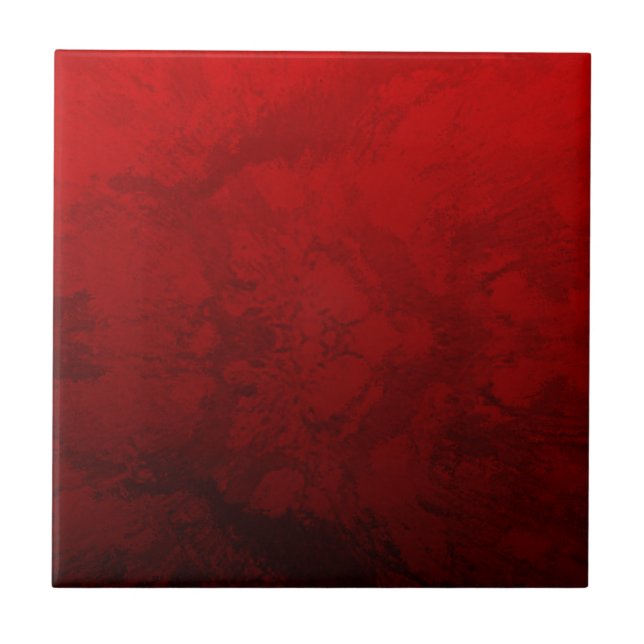 Ruby Red Design Tile (Front)