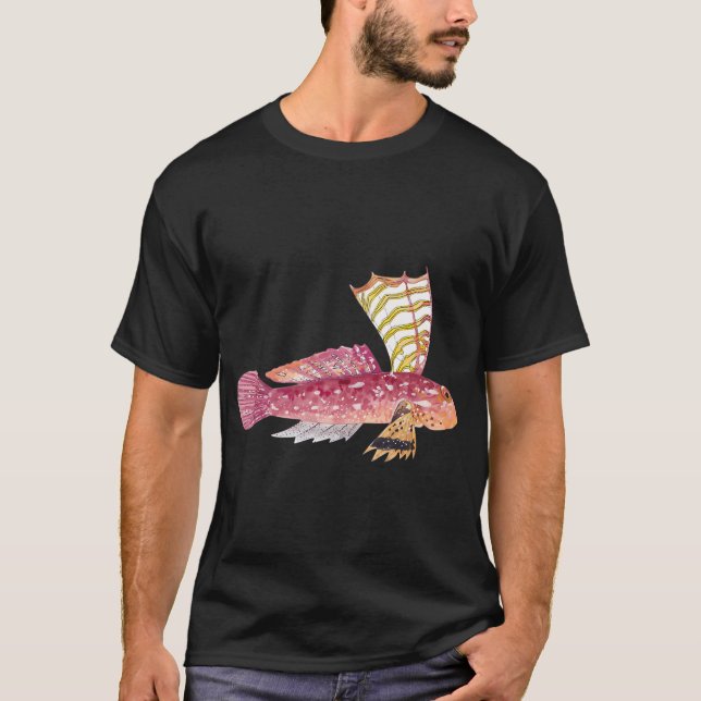 RUBY RED DRAGONET-Synchiropus Sycorax T-Shirt (Front)
