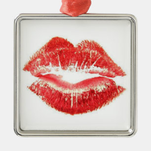 RUBY RED LIPS ORNAMENT