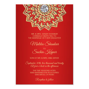 indian wedding invitations zazzle