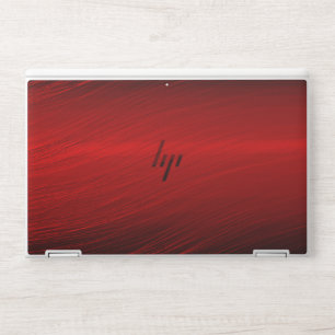 Ruby Red Paper Business Shiny HP Laptop Skin