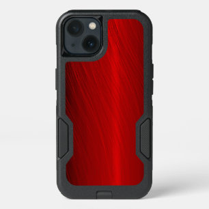 Ruby Red Paper Business Shiny iPhone 13 Case