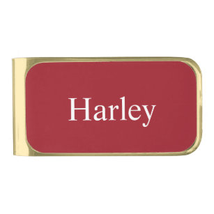 Ruby Money Clips Credit Card Holders Zazzle - ruby red personalized gold finish money clip