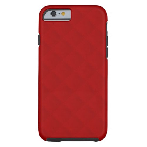 Ruby Red Quilted Leather Tough iPhone 6 Case