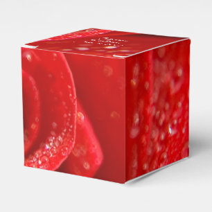 ruby red rose wedding favors favor boxes