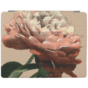 Ruby Red Rose with White Accents iPad Smart Cover