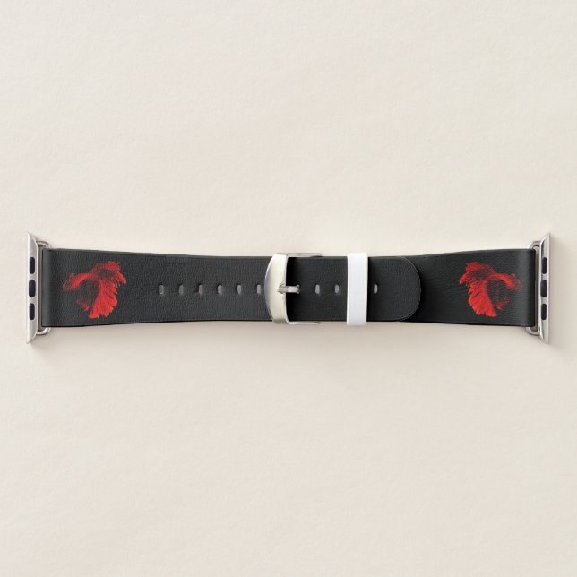 Ruby Red Siamese Fighting Fish Apple Watch Band (Band)