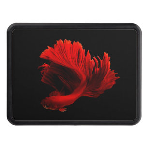 Ruby Red Siamese Fighting Fish Hitch Cover