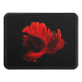 Ruby Red Siamese Fighting Fish Hitch Cover