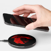 Ruby Red Siamese Fighting Fish Wireless Charger (Hand)