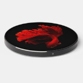 Ruby Red Siamese Fighting Fish Wireless Charger (Front 2)