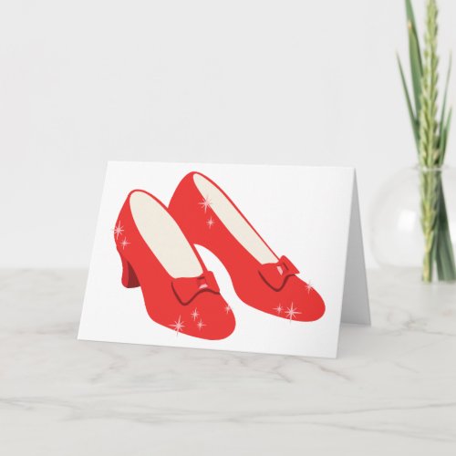 Ruby Red Slippers Card
