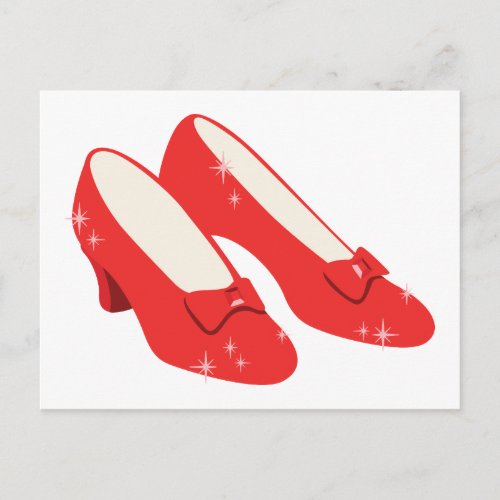 Ruby Red Slippers Postcard