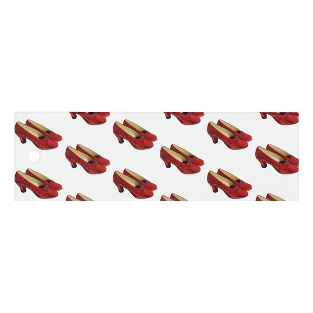 Ruby Red Slippers Shoes ruler for Oz fans (Front)