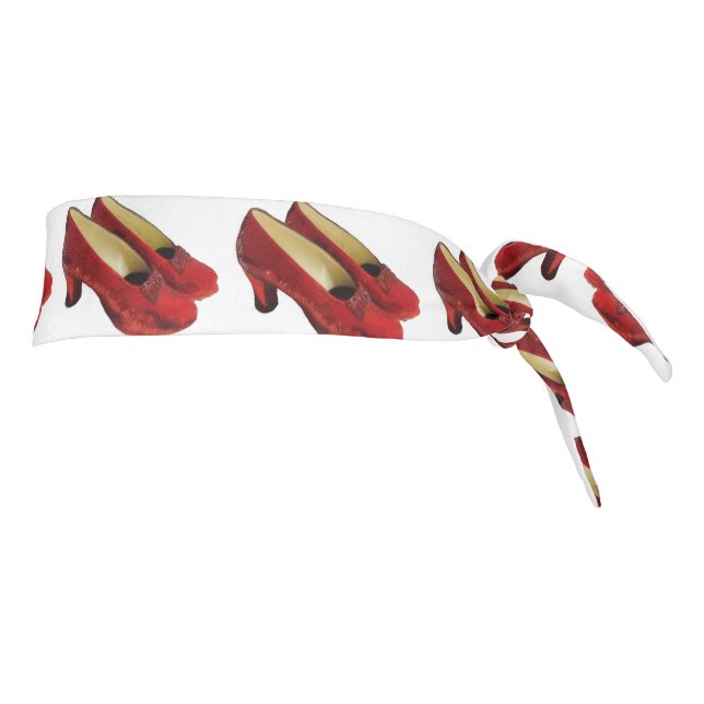Ruby Red Slippers Shoes Tie Headband for Oz fans (Rotate 90)