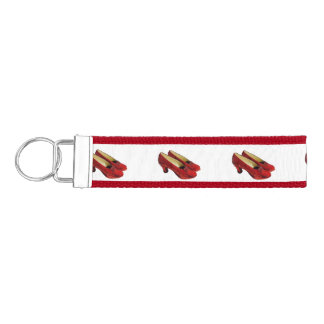 Ruby Red Slippers Shoes Wrist Keychain for Oz fans
