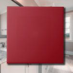 Ruby Red Solid Color | Classic | Elegant Ceramic Tile<br><div class="desc">Ruby Red Solid Color | Classic | Elegant | Trendy | Stylish | Gift</div>