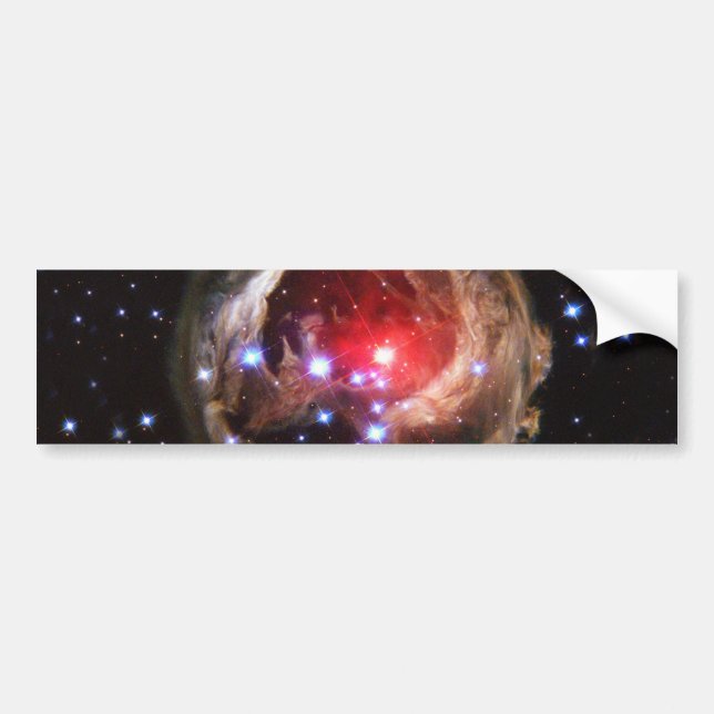 Ruby Red Supergiant Star Dust Bumper Sticker (Front)