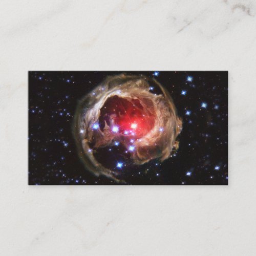 Ruby Red Supergiant Star Dust Business Card