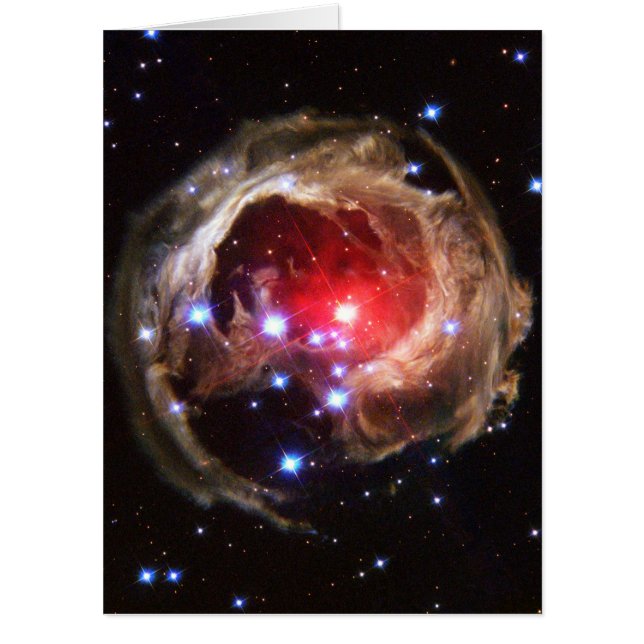 Ruby Red Supergiant Star Dust Card (Front)