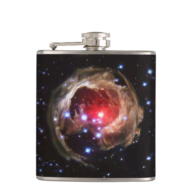 Ruby Red Supergiant Star Dust Flask (Front)