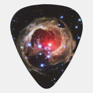 Ruby Red Supergiant Star Dust Guitar Pick