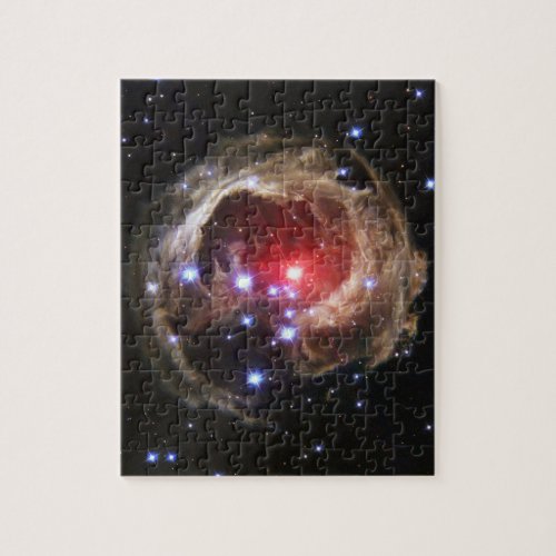 Ruby Red Supergiant Star Dust Jigsaw Puzzle