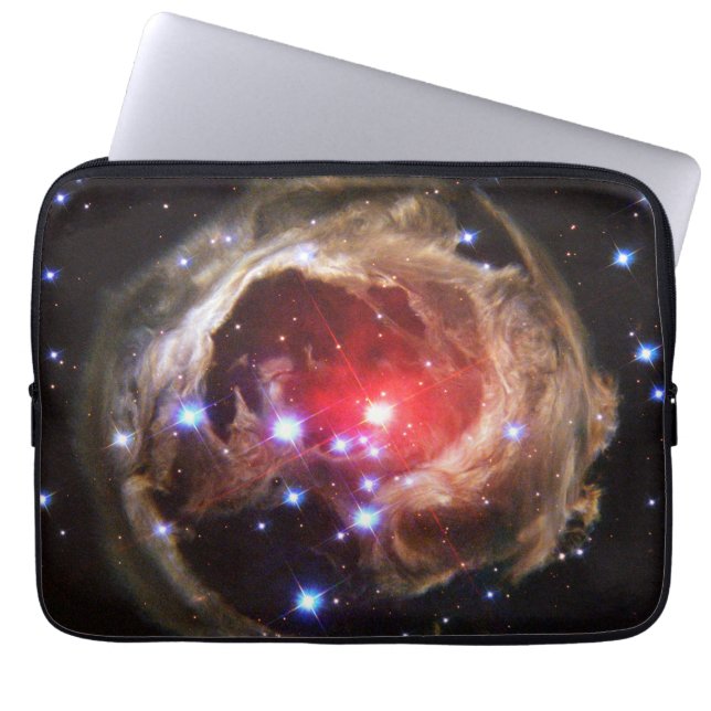 Ruby Red Supergiant Star Dust Laptop Sleeve (Front)