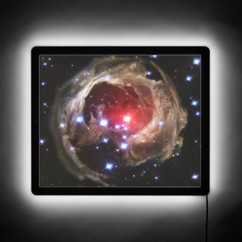 Ruby Red Supergiant Star Dust LED Sign