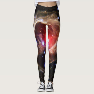 Ruby Red Supergiant Star Dust Leggings