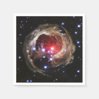 Ruby Red Supergiant Star Dust Napkins