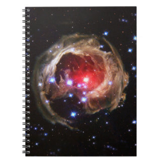 Ruby Red Supergiant Star Dust Notebook
