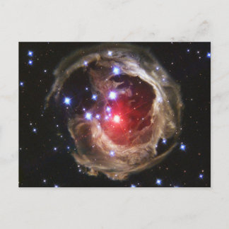 Ruby Red Supergiant Star Dust Postcard