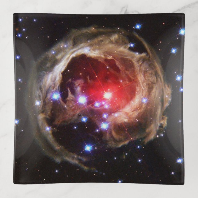 Ruby Red Supergiant Star Dust Trinket Tray (Front)
