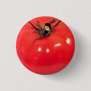 Ruby Red Tomato Fun Button