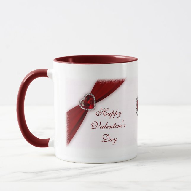 Ruby Red Valentine's Day Mug (Left)