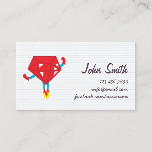 Ruby Hero Coder/Programmer Business Card