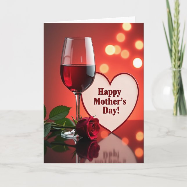 Ruby Rose Mothers Day Message Card (Front)