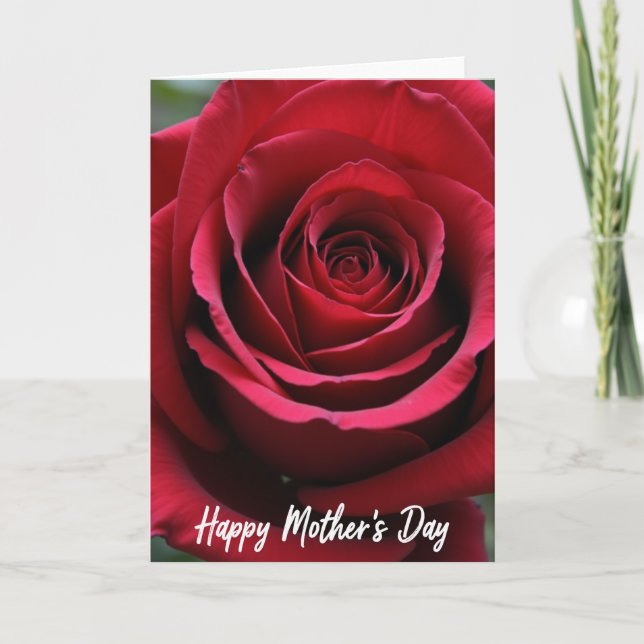 Ruby Rose Mothers Day Photo Card (Front)