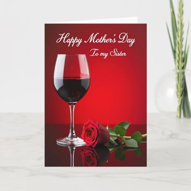 Ruby Rose Sweet Mothers Day Card (Front)