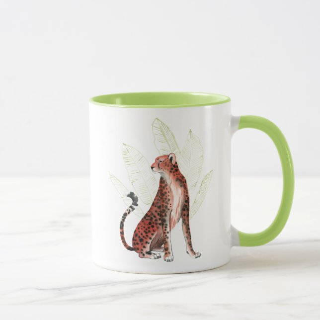 Ruby Runner Leopard Mug (Right)