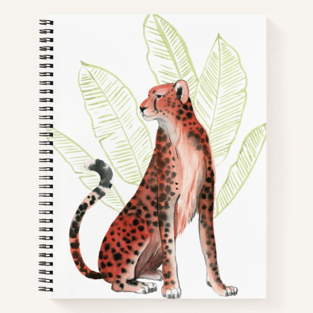 Ruby Runner Leopard Notebook (Front)