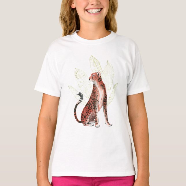 Ruby Runner Leopard T-Shirt (Front)