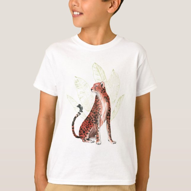 Ruby Runner Leopard T-Shirt (Front)