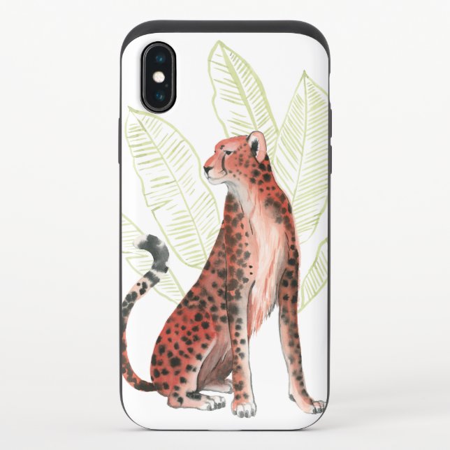 Ruby Runner Leopard Uncommon iPhone Case (Back)