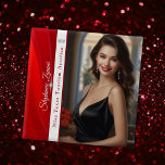 Ruby Sash Pageant Button<br><div class="desc">Secure your sash in style with this customizable pageant button pin with ruby shine background. Enter your name and upload your photo to create the ultimate custom pageant pin to wear during pageants or promotional events. Part of the pageant accessories collection from Pageant Printables, this button pin makes a great...</div>