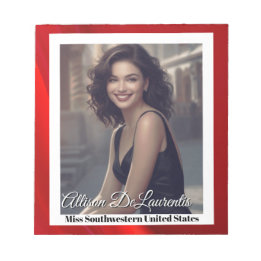 Ruby Shine Pageant Autograph Pad