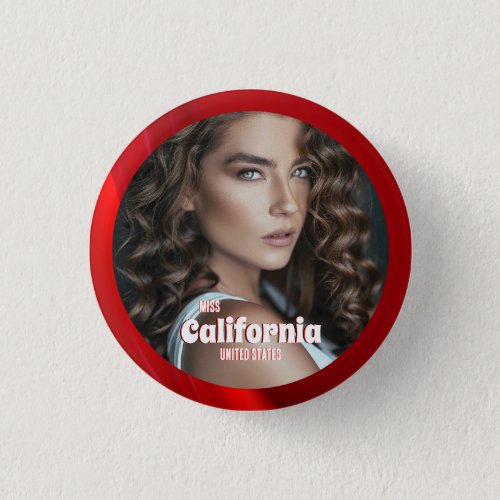 Ruby Shine Pageant Button